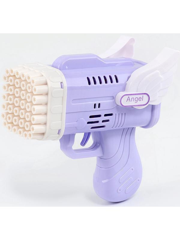 Генератор мыльных пузырей «Ангел», фиолетовый, 8.5×14.5×15.5 см