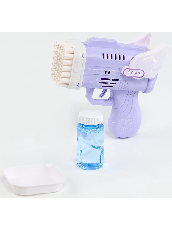Генератор мыльных пузырей «Ангел», фиолетовый, 8.5×14.5×15.5 см