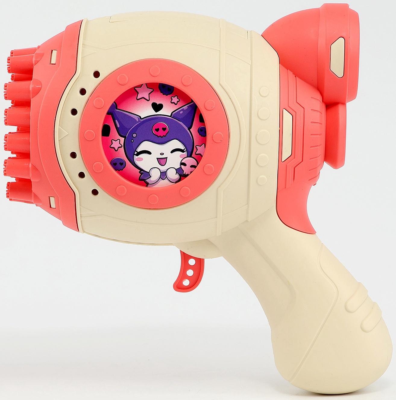 Генератор мыльных пузырей «Зайчик», розовый, 18×10×18 см