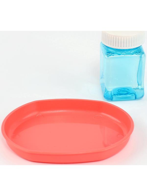 Генератор мыльных пузырей «Зайчик», розовый, 18×10×18 см