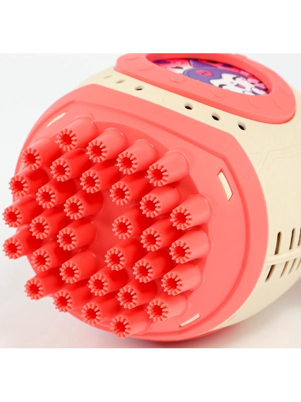 Генератор мыльных пузырей «Зайчик», розовый, 18×10×18 см