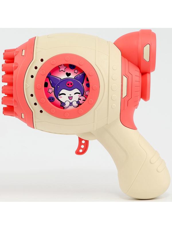 Генератор мыльных пузырей «Зайчик», розовый, 18×10×18 см