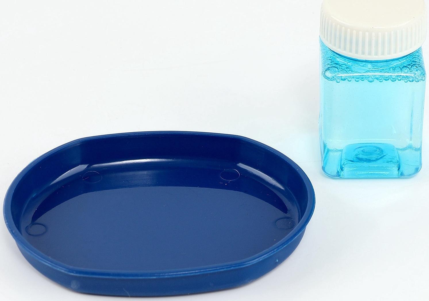 Генератор мыльных пузырей «Зайчик», синий, 18×10×18 см