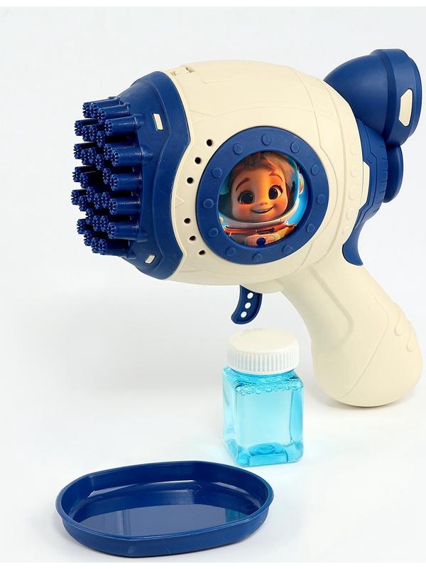 Генератор мыльных пузырей «Зайчик», синий, 18×10×18 см