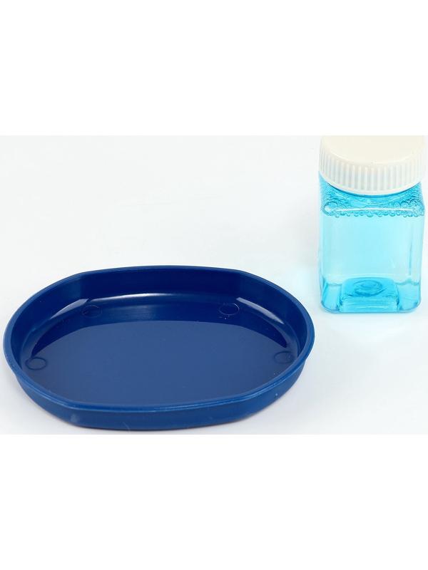 Генератор мыльных пузырей «Зайчик», синий, 18×10×18 см