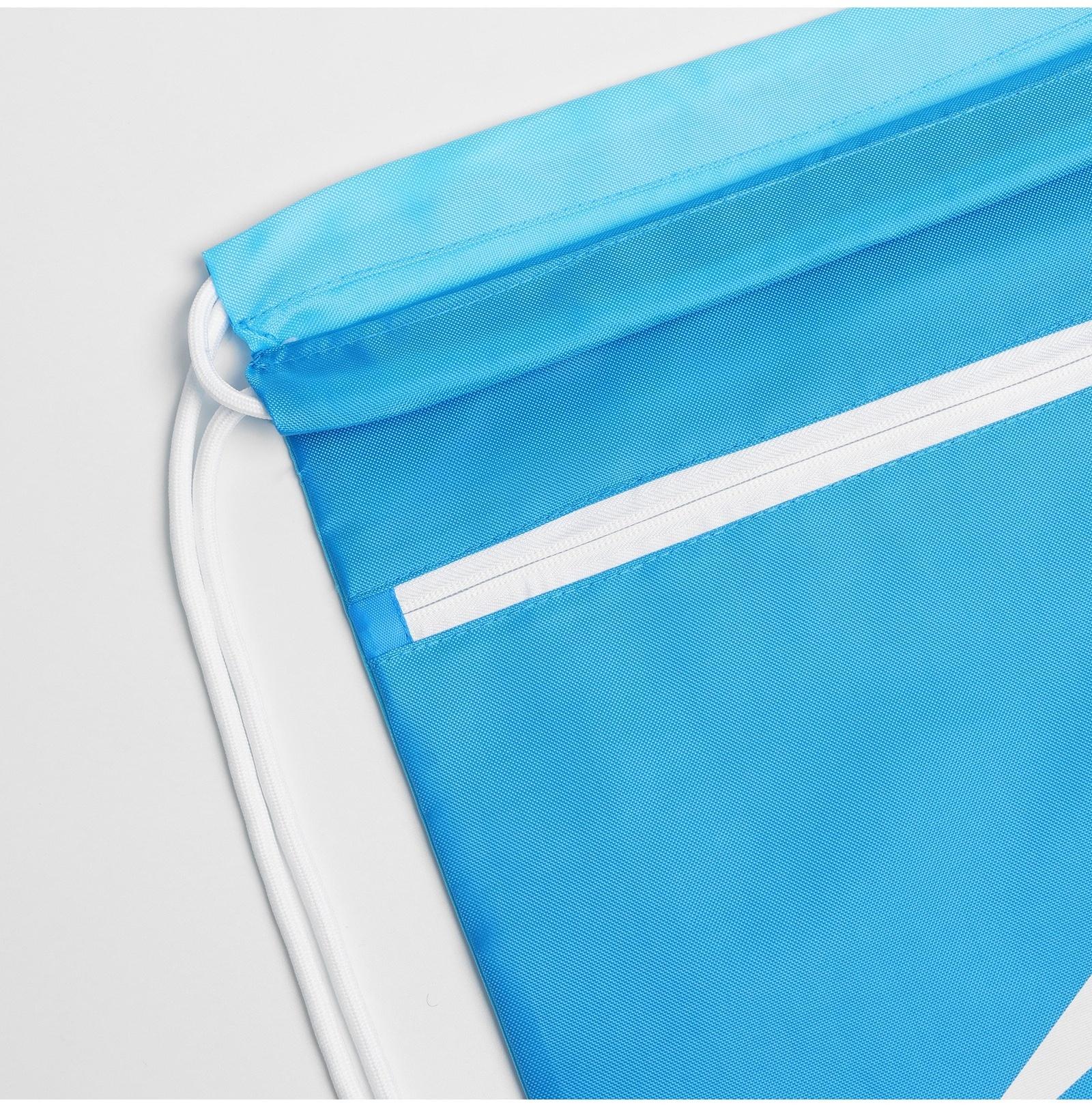 Сумка для мокрых вещей, 42*32 см, цвет голубой