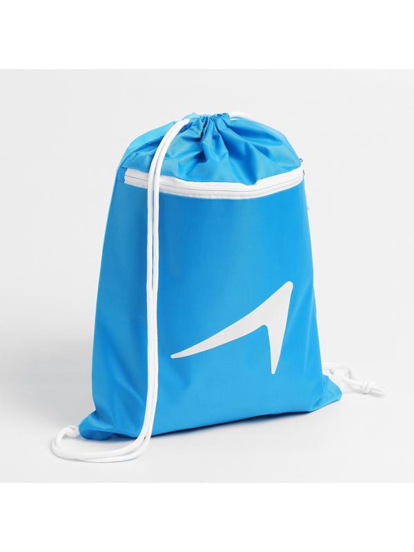 Сумка для мокрых вещей, 42*32 см, цвет голубой