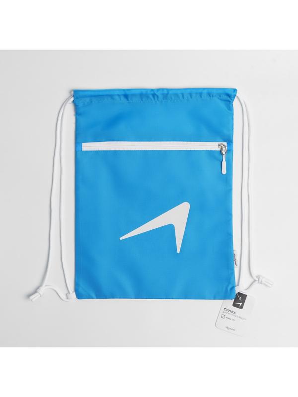 Сумка для мокрых вещей, 42*32 см, цвет голубой