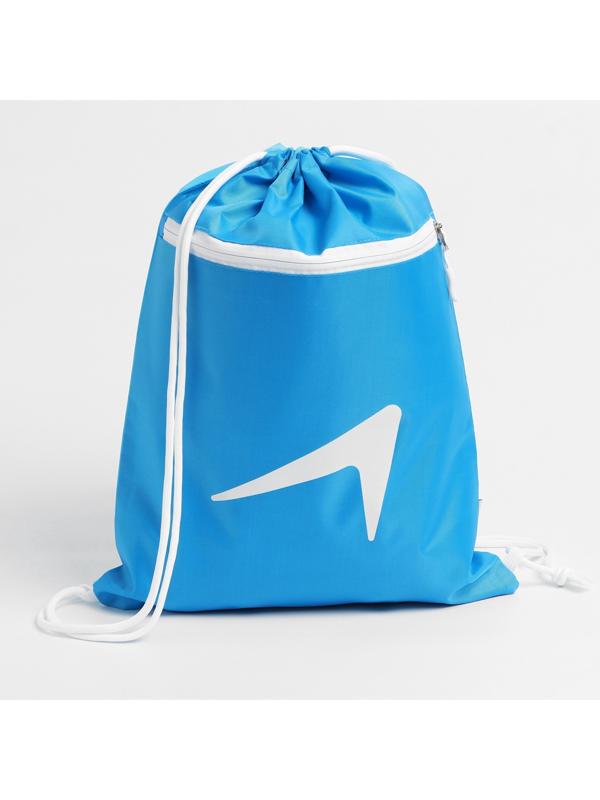 Сумка для мокрых вещей, 42*32 см, цвет голубой