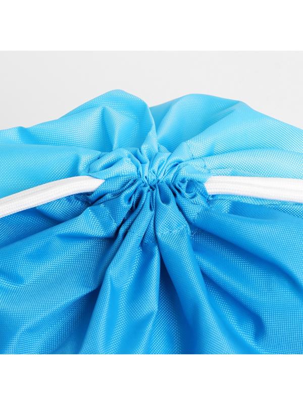 Сумка для мокрых вещей, 42*32 см, цвет голубой