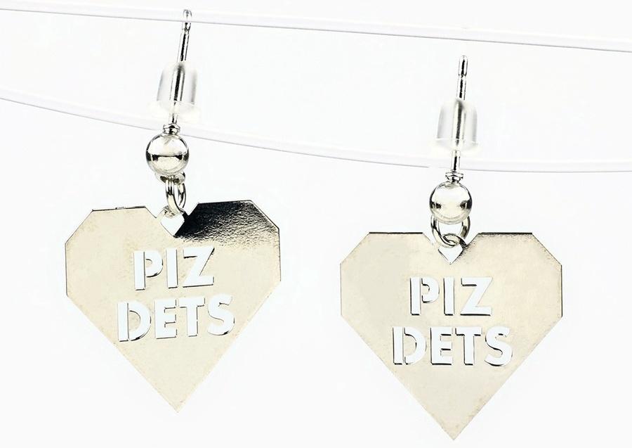 Серьги и чокер Pretty baby, 9×10 см