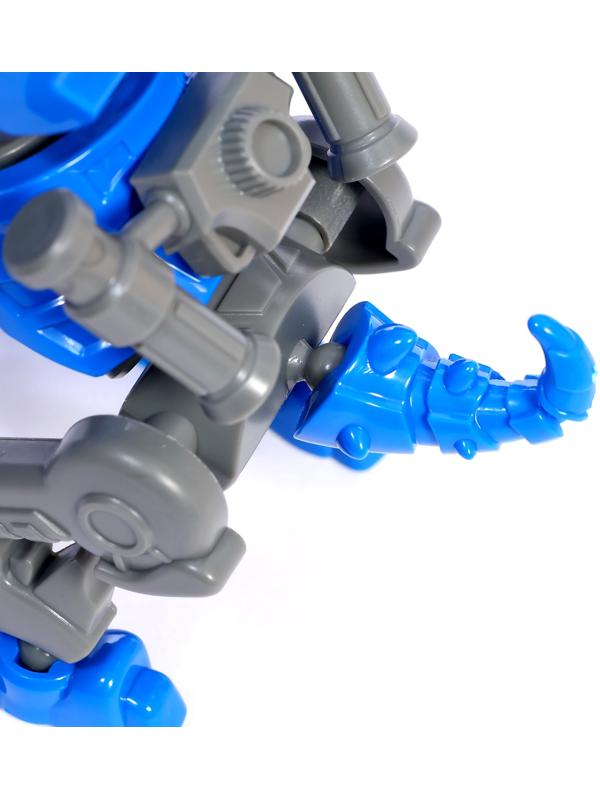 Электронный конструктор динозавр «Динобот», со звуком и подсветкой, на батарейках, цвет МИКС