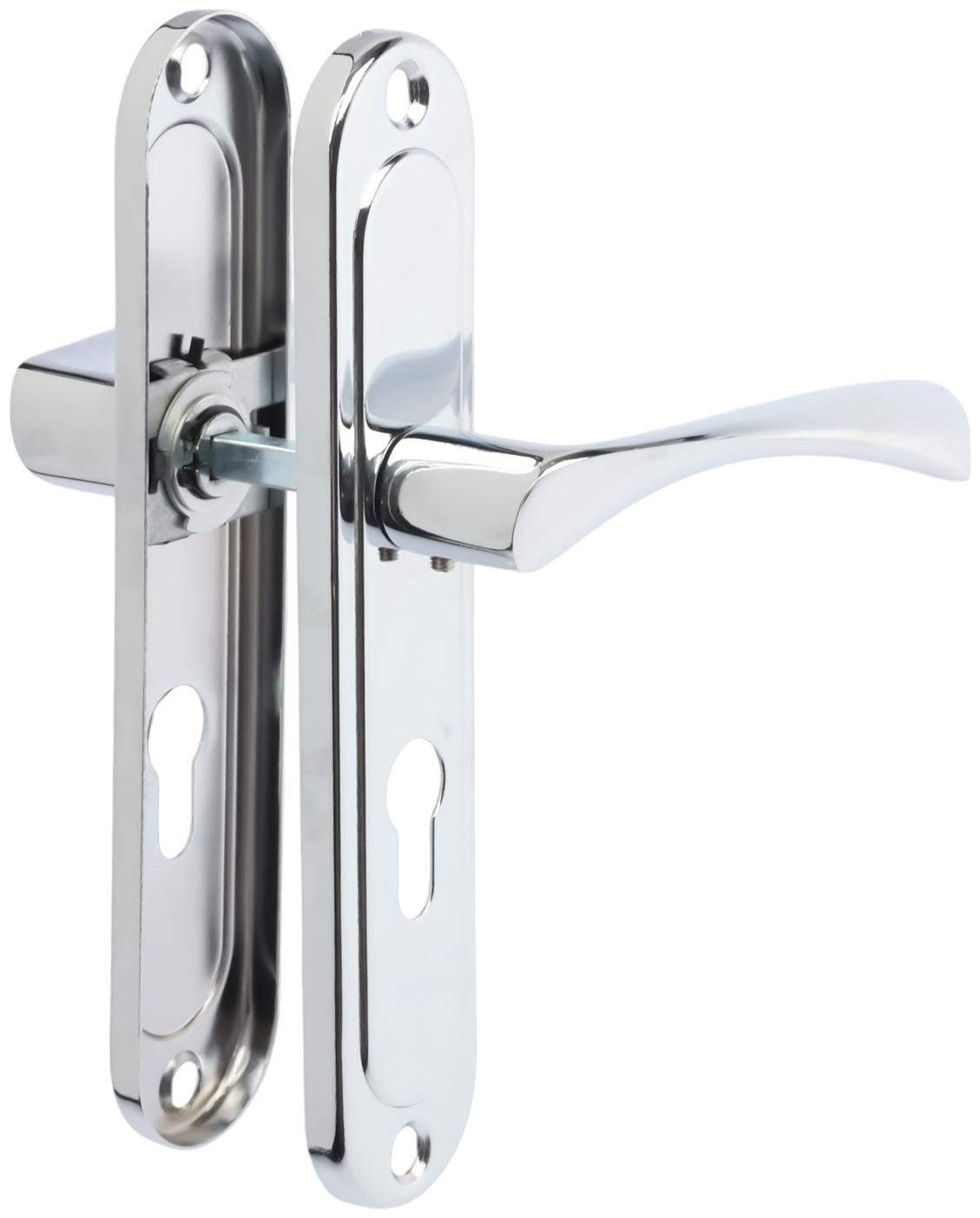 Ручки на планке LOCKLAND 001, м/о 55 мм, цвет хром