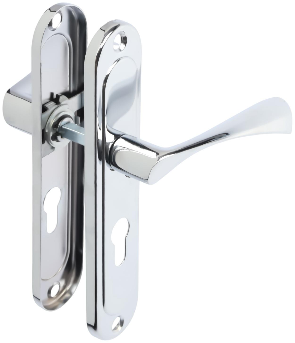 Ручки на планке LOCKLAND 001, м/о 55 мм, цвет хром