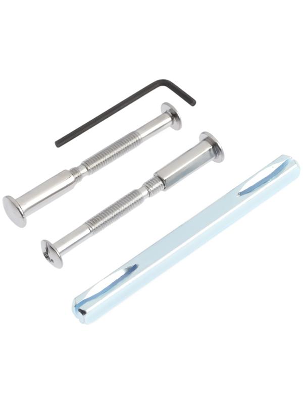 Ручки на планке LOCKLAND 001, м/о 55 мм, цвет хром