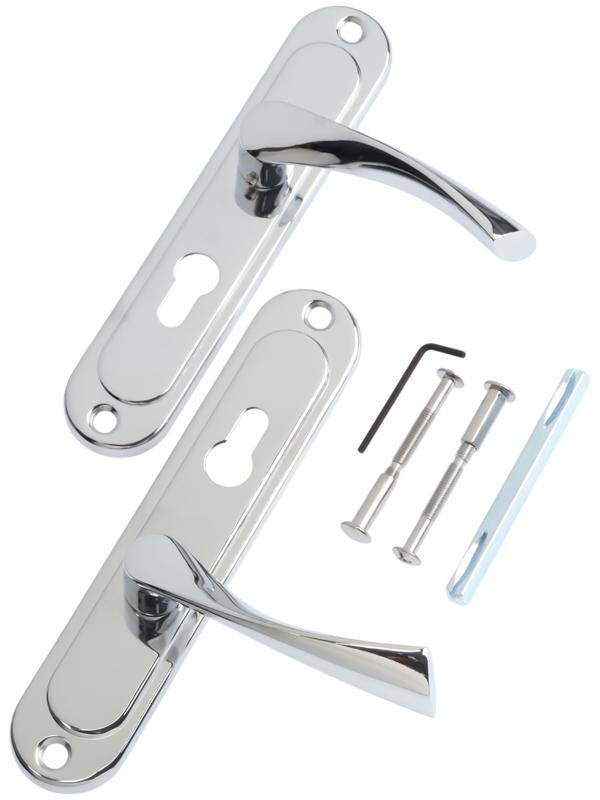 Ручки на планке LOCKLAND 001, м/о 55 мм, цвет хром