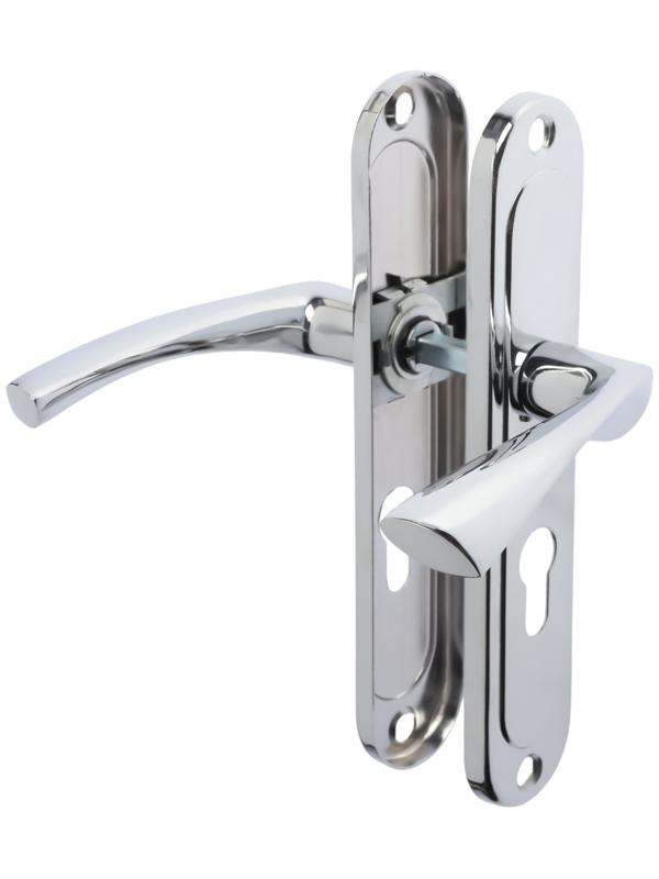 Ручки на планке LOCKLAND 001, м/о 55 мм, цвет хром