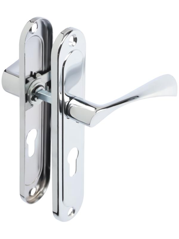 Ручки на планке LOCKLAND 001, м/о 55 мм, цвет хром