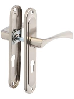 Ручки на планке LOCKLAND 001, м/о 55 мм, цвет сатиновый никель