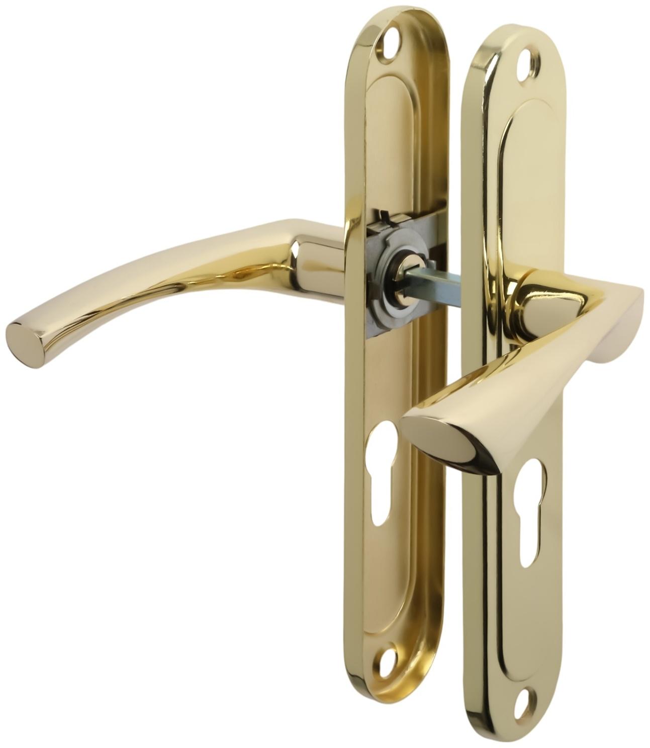 Ручки на планке LOCKLAND 001, м/о 55 мм, цвет золото