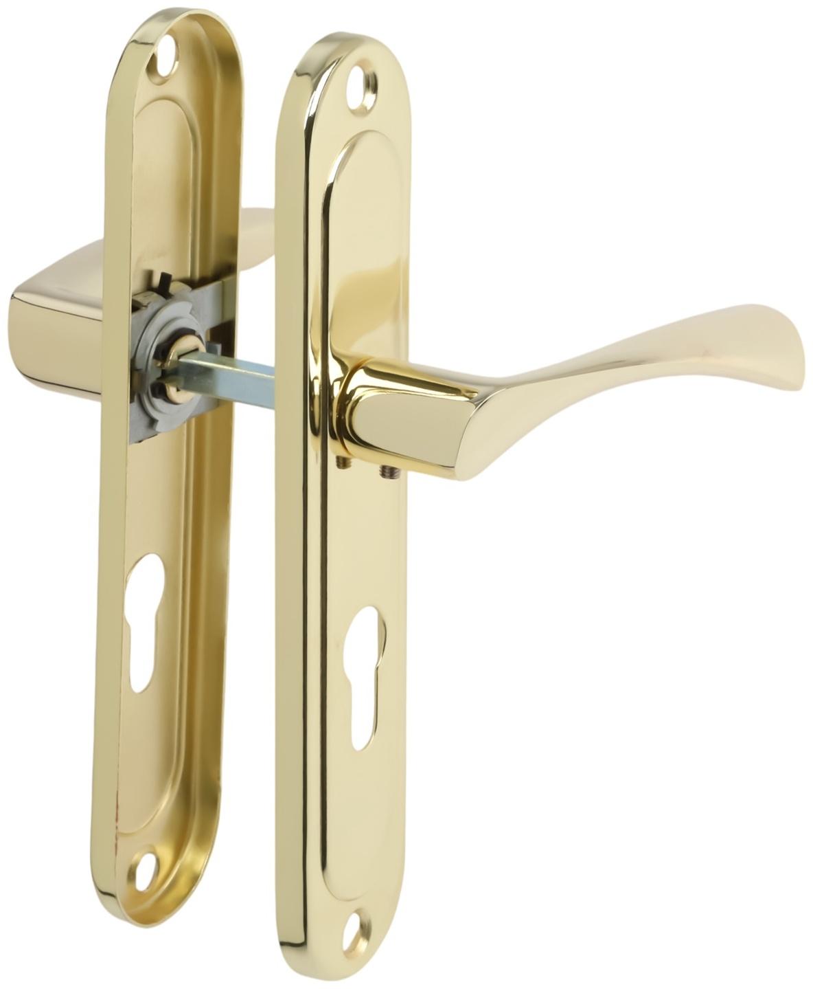 Ручки на планке LOCKLAND 001, м/о 55 мм, цвет золото