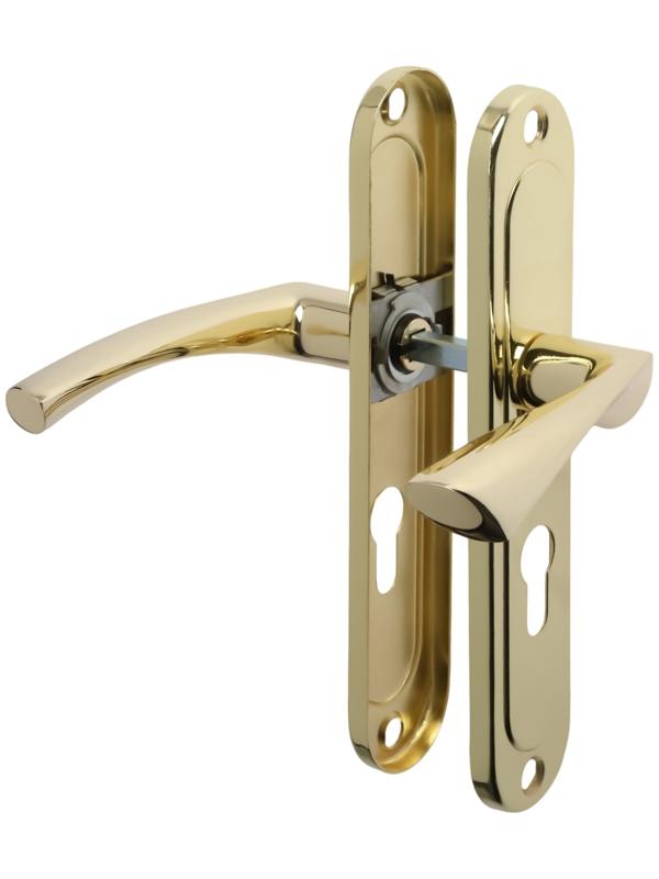 Ручки на планке LOCKLAND 001, м/о 55 мм, цвет золото