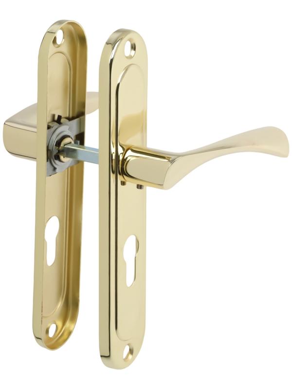 Ручки на планке LOCKLAND 001, м/о 55 мм, цвет золото