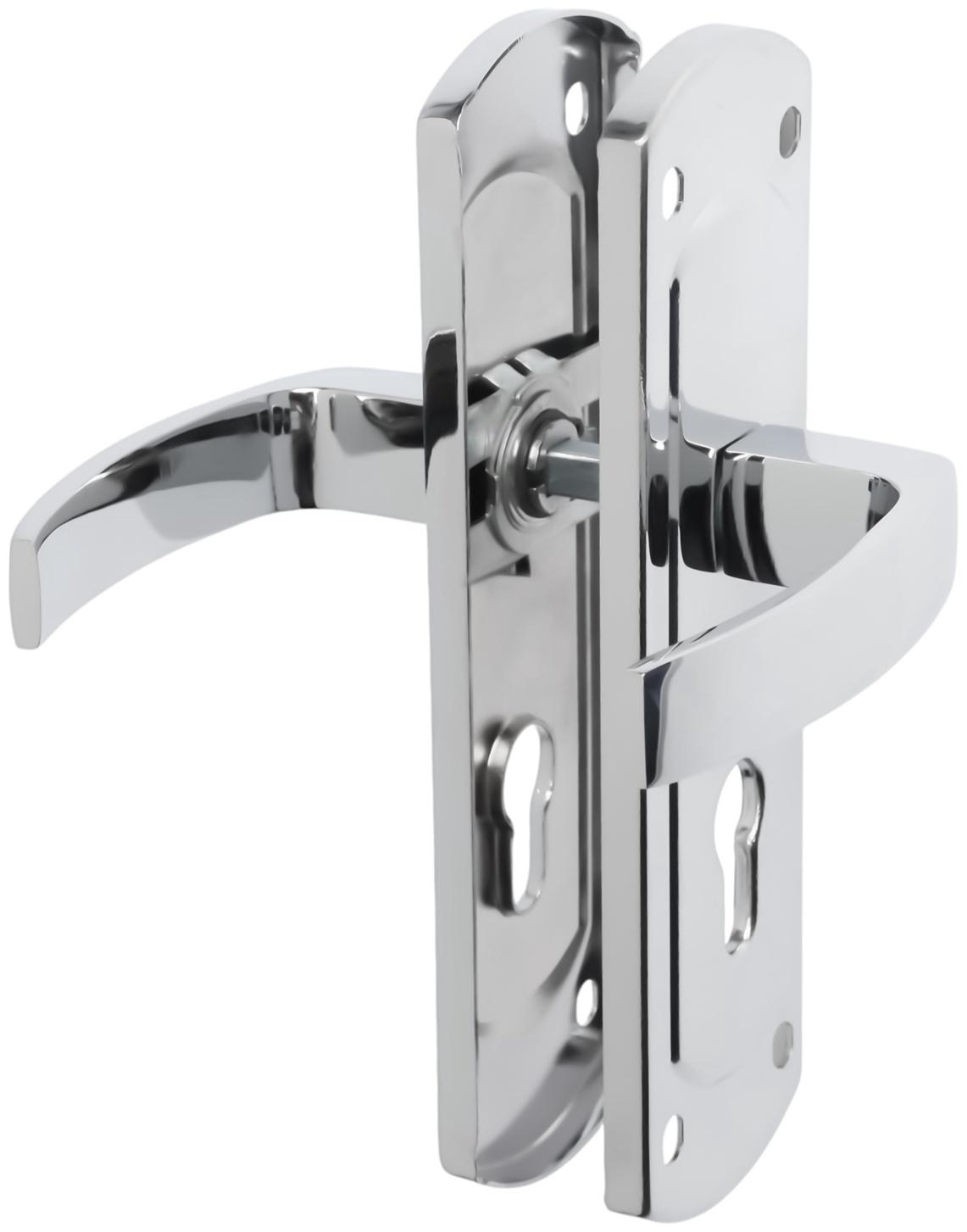 Ручки на планке LOCKLAND 002, м/о 55 мм, цвет хром