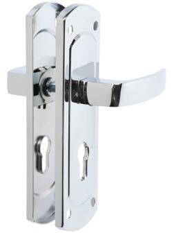 Ручки на планке LOCKLAND 002, м/о 55 мм, цвет хром