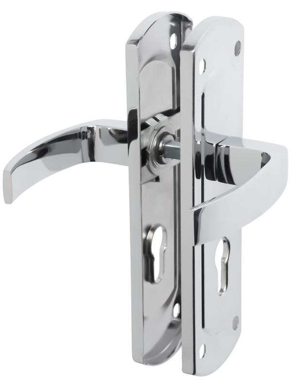 Ручки на планке LOCKLAND 002, м/о 55 мм, цвет хром