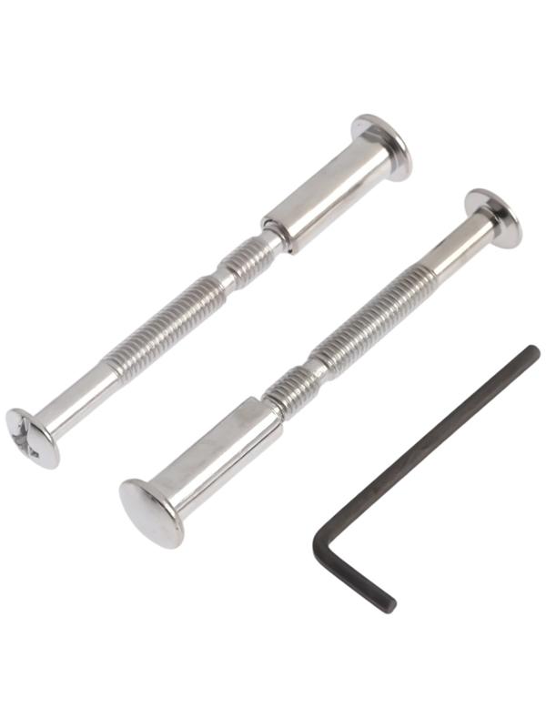 Ручки на планке LOCKLAND 002, м/о 55 мм, цвет хром