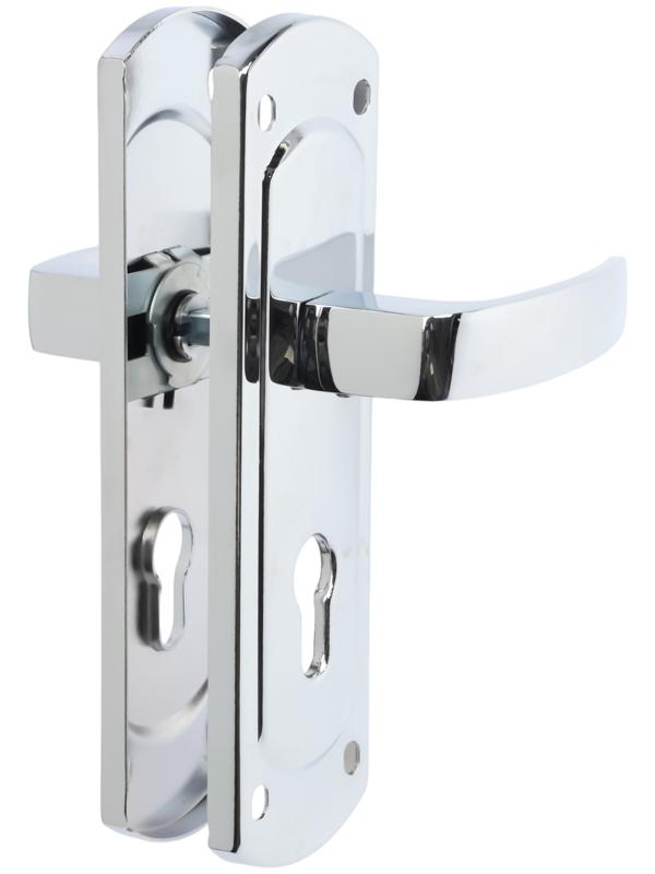 Ручки на планке LOCKLAND 002, м/о 55 мм, цвет хром