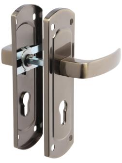 Ручки на планке LOCKLAND 002, м/о 55 мм, цвет бронза