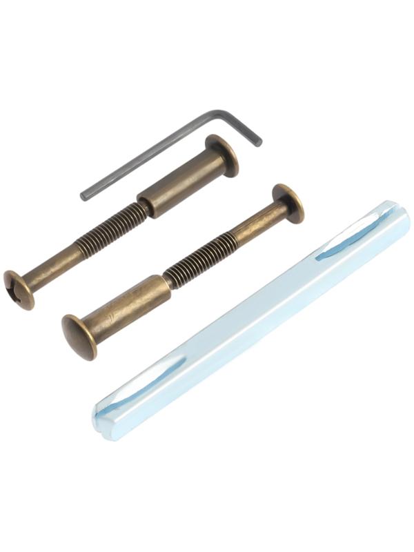 Ручки на планке LOCKLAND 002, м/о 55 мм, цвет бронза