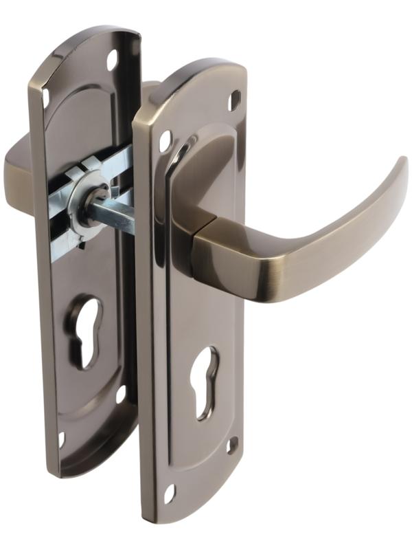 Ручки на планке LOCKLAND 002, м/о 55 мм, цвет бронза