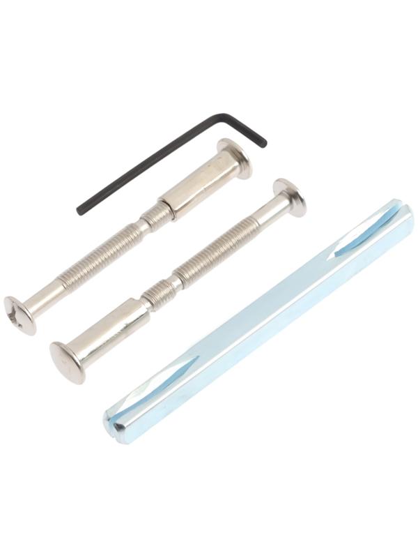 Ручки на планке LOCKLAND 002, м/о 55 мм, цвет сатиновый никель