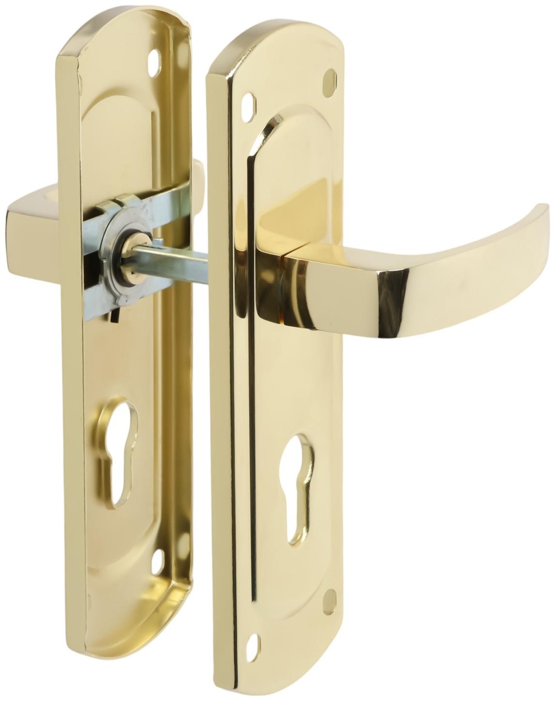 Ручки на планке LOCKLAND 002, м/о 55 мм, цвет золото