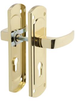 Ручки на планке LOCKLAND 002, м/о 55 мм, цвет золото