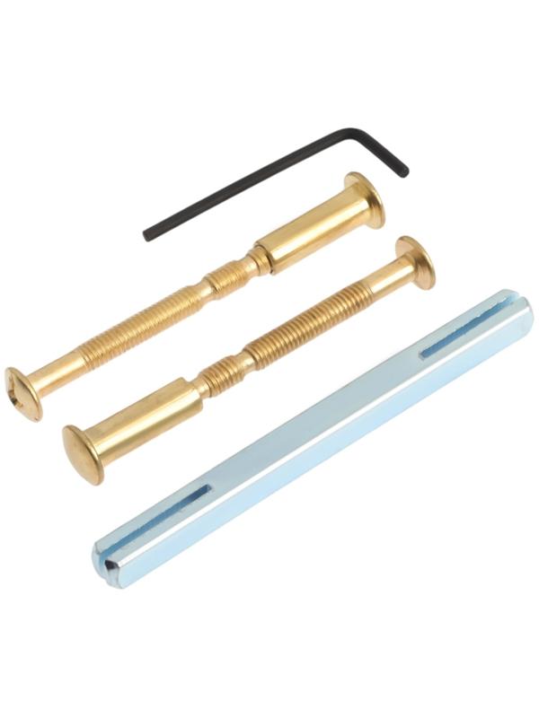 Ручки на планке LOCKLAND 002, м/о 55 мм, цвет золото