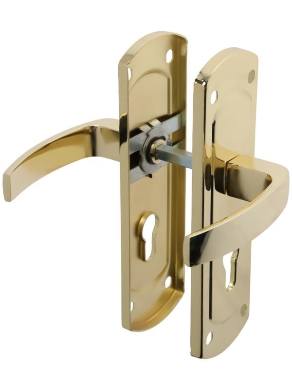 Ручки на планке LOCKLAND 002, м/о 55 мм, цвет золото