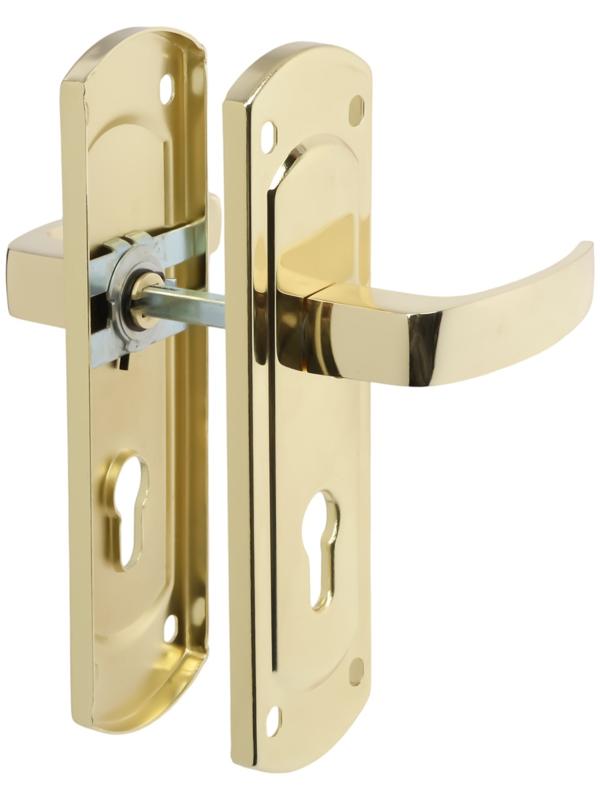 Ручки на планке LOCKLAND 002, м/о 55 мм, цвет золото