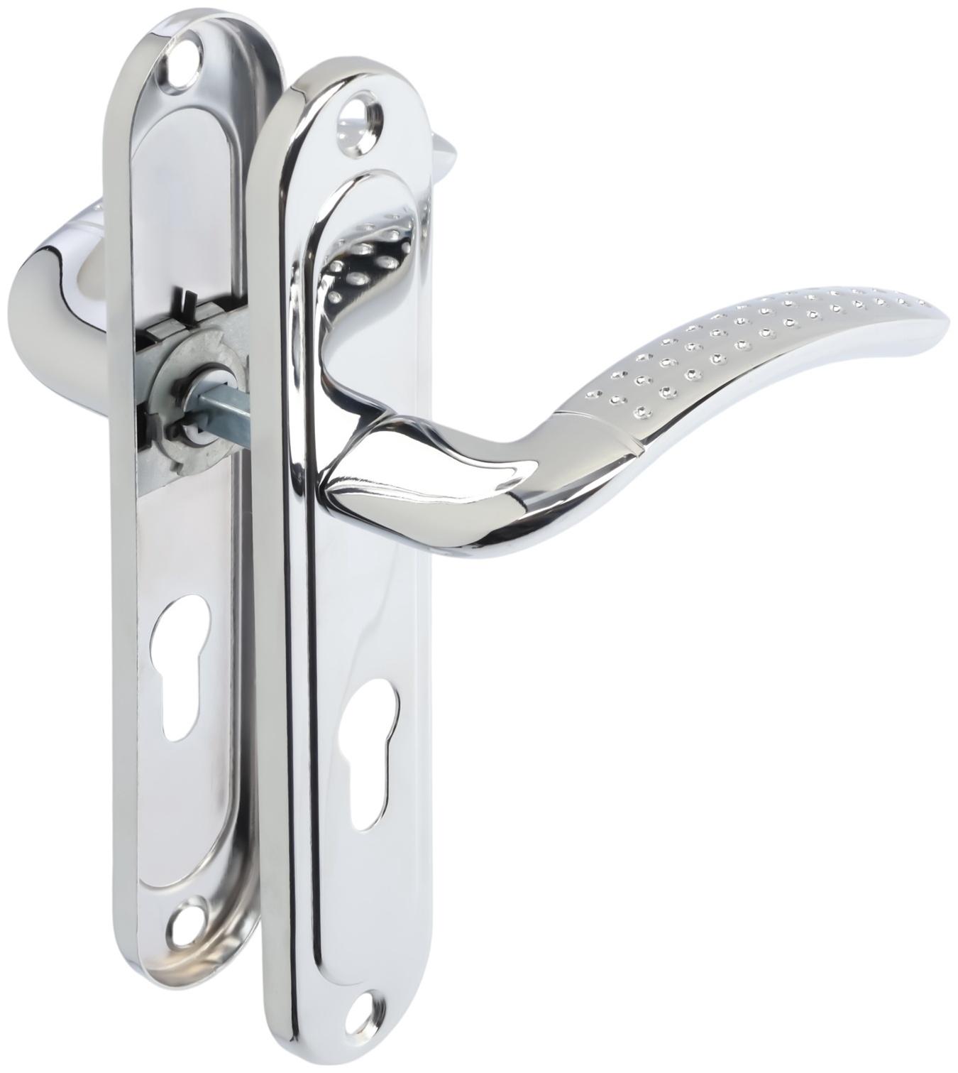 Ручки на планке LOCKLAND 003, м/о 55 мм, цвет хром