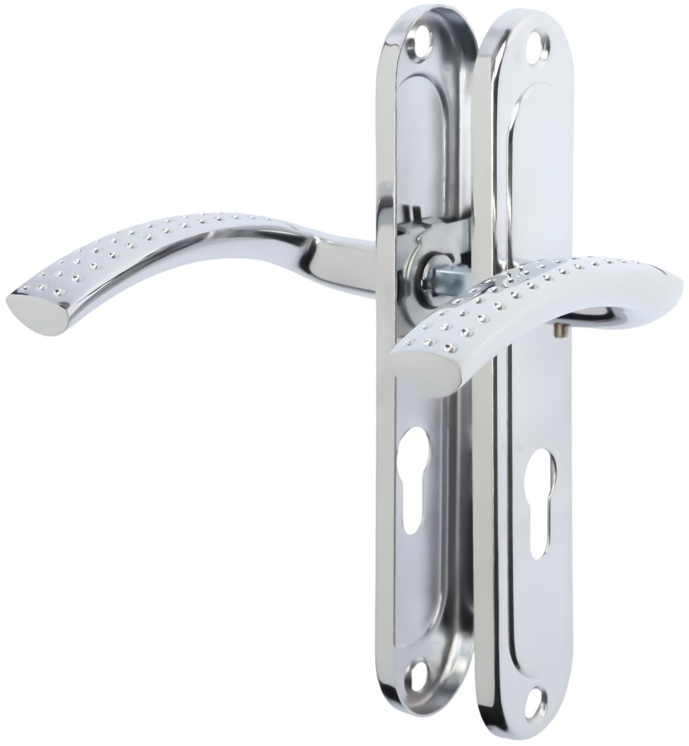 Ручки на планке LOCKLAND 003, м/о 55 мм, цвет хром