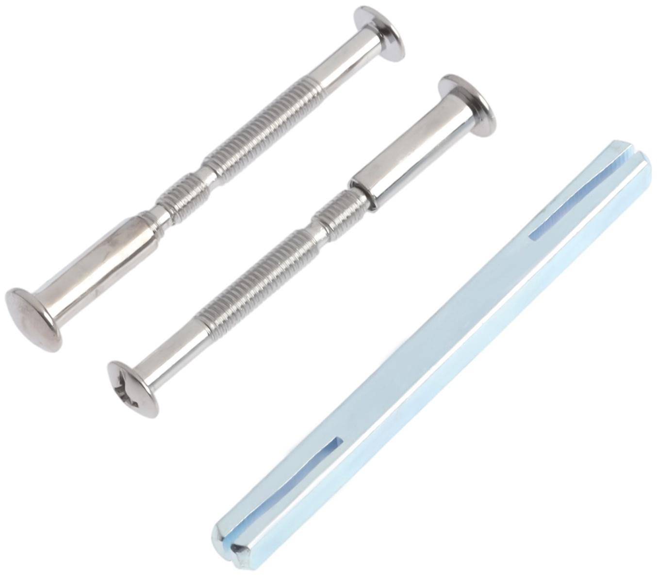 Ручки на планке LOCKLAND 003, м/о 55 мм, цвет хром