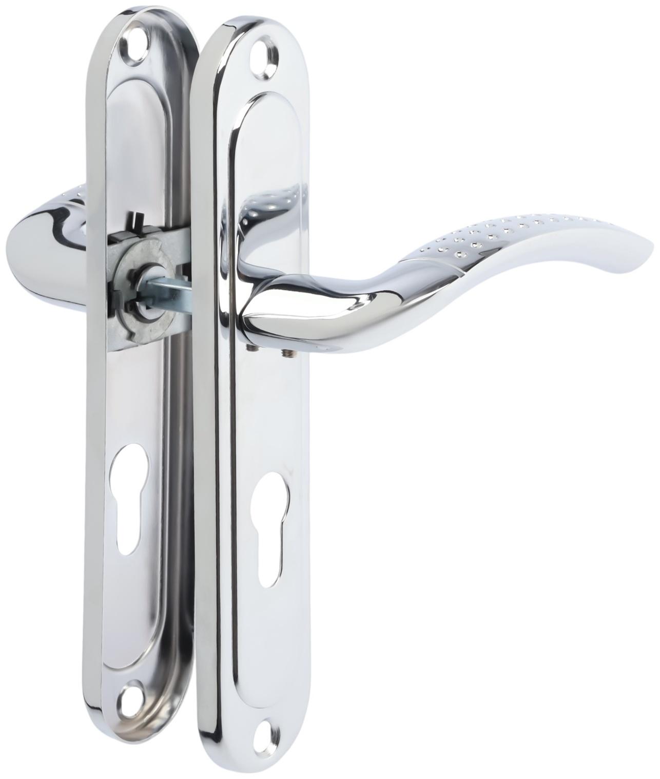 Ручки на планке LOCKLAND 003, м/о 55 мм, цвет хром