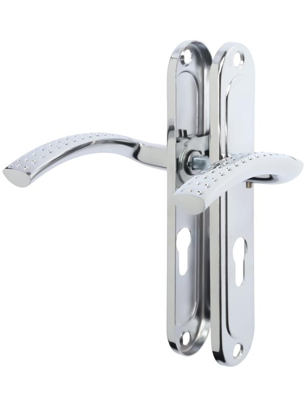 Ручки на планке LOCKLAND 003, м/о 55 мм, цвет хром