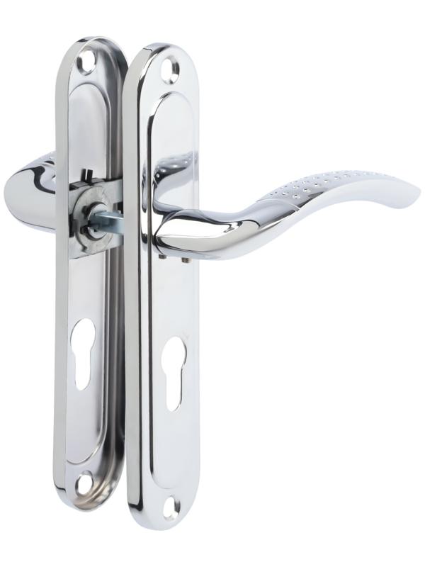 Ручки на планке LOCKLAND 003, м/о 55 мм, цвет хром