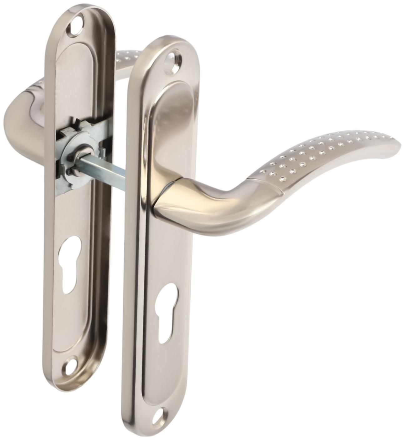 Ручки на планке LOCKLAND 003, м/о 55 мм, цвет никель