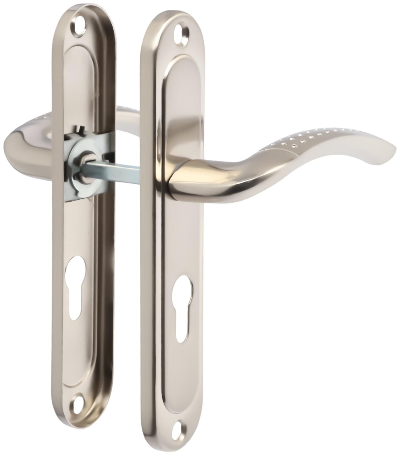 Ручки на планке LOCKLAND 003, м/о 55 мм, цвет никель