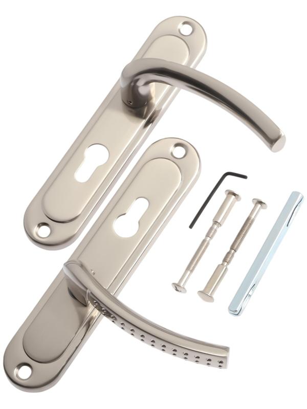 Ручки на планке LOCKLAND 003, м/о 55 мм, цвет никель